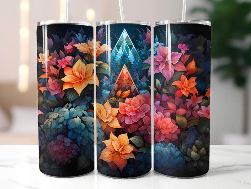 Geometric Spring 3 Tumbler Wrap - CraftNest
