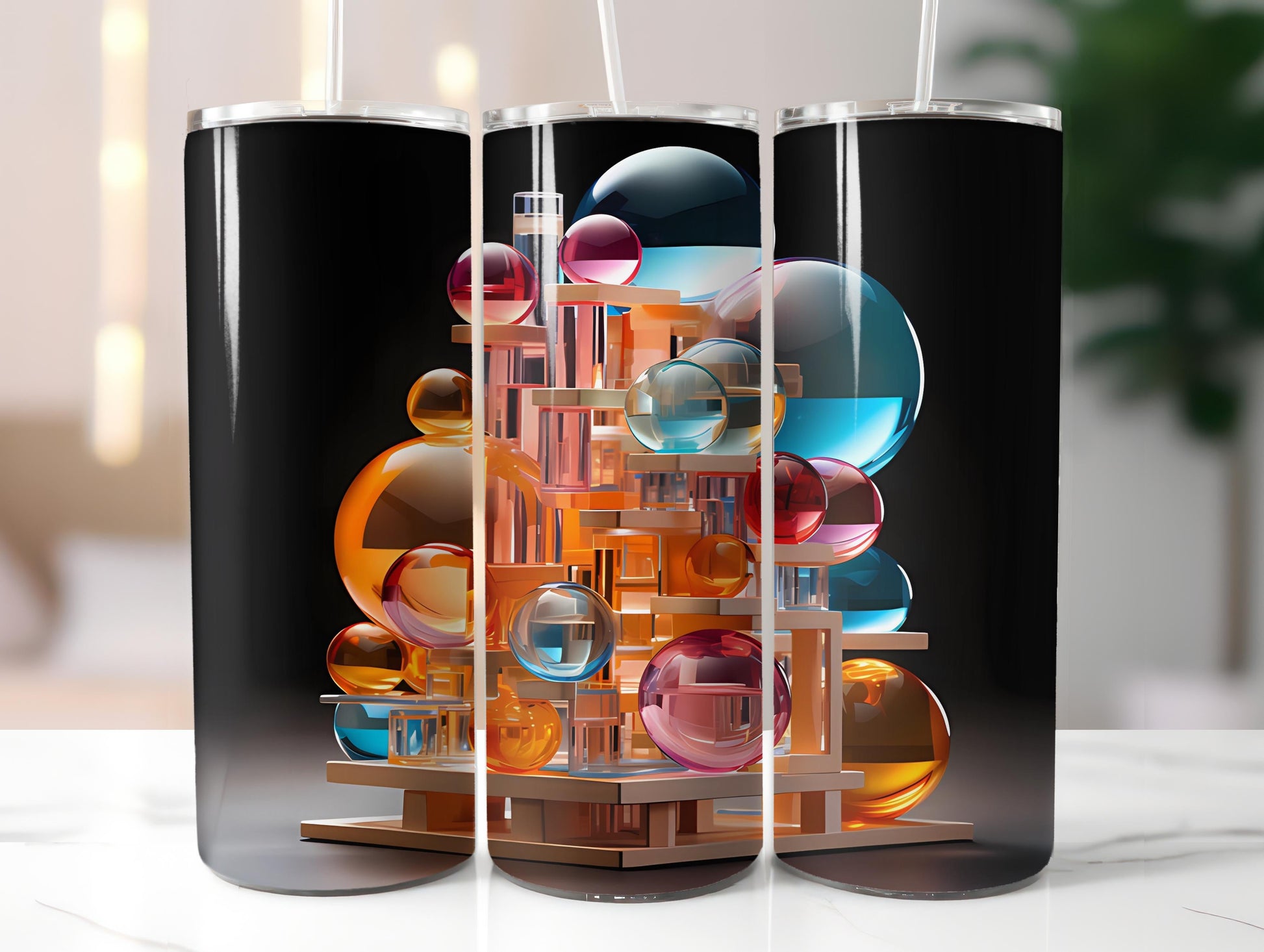 Geometric Spring 2 Tumbler Wrap - CraftNest