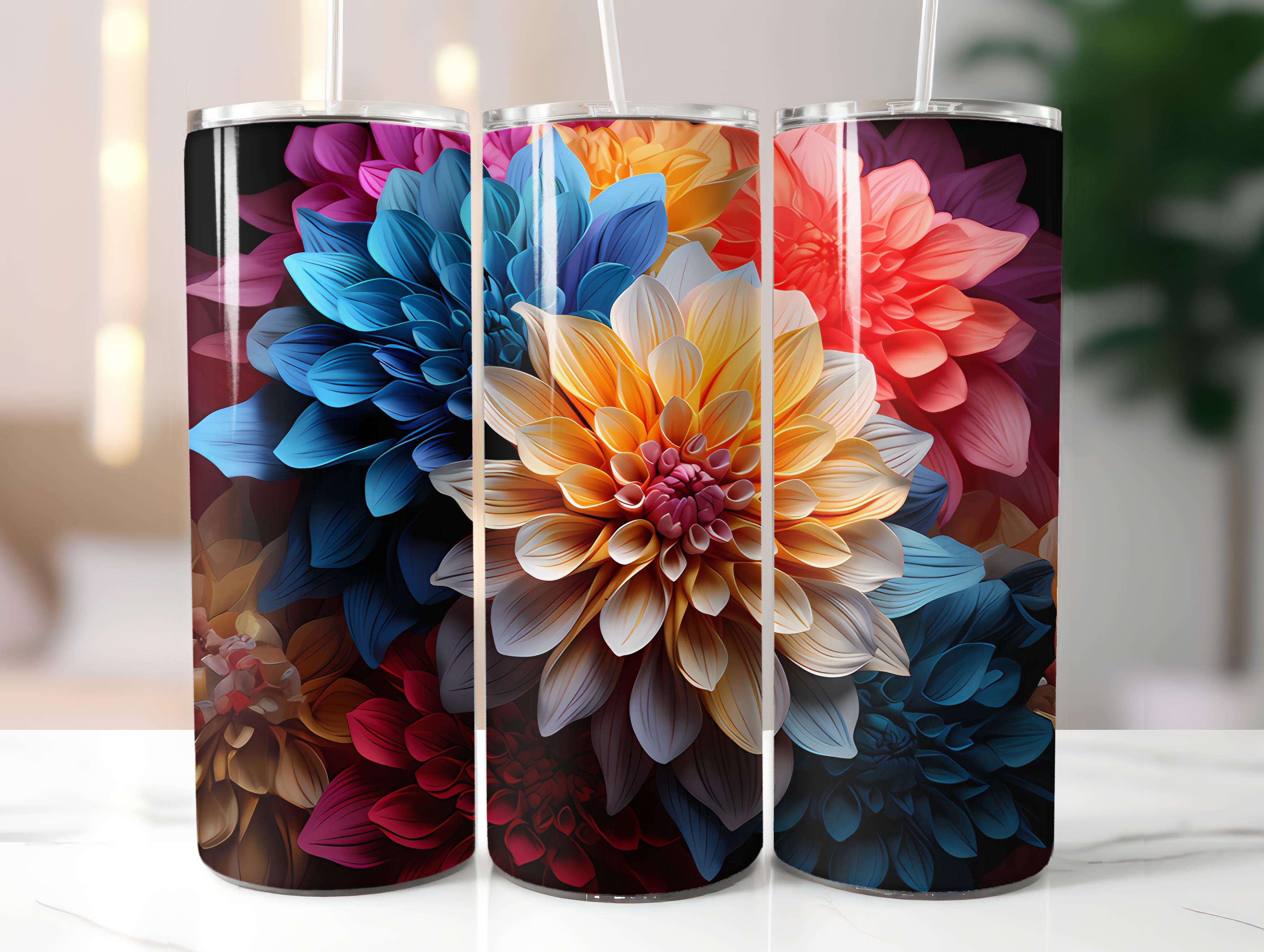 Geometric Spring 3 Tumbler Wrap - CraftNest