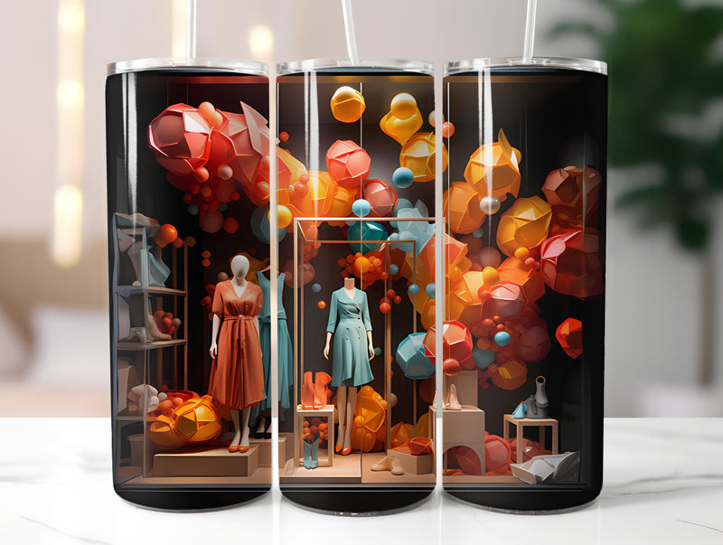 Geometric Spring 3 Tumbler Wrap - CraftNest