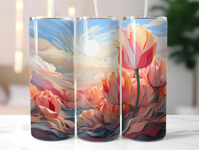 Geometric Spring 2 Tumbler Wrap - CraftNest