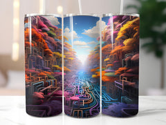 Geometric Spring 2 Tumbler Wrap - CraftNest