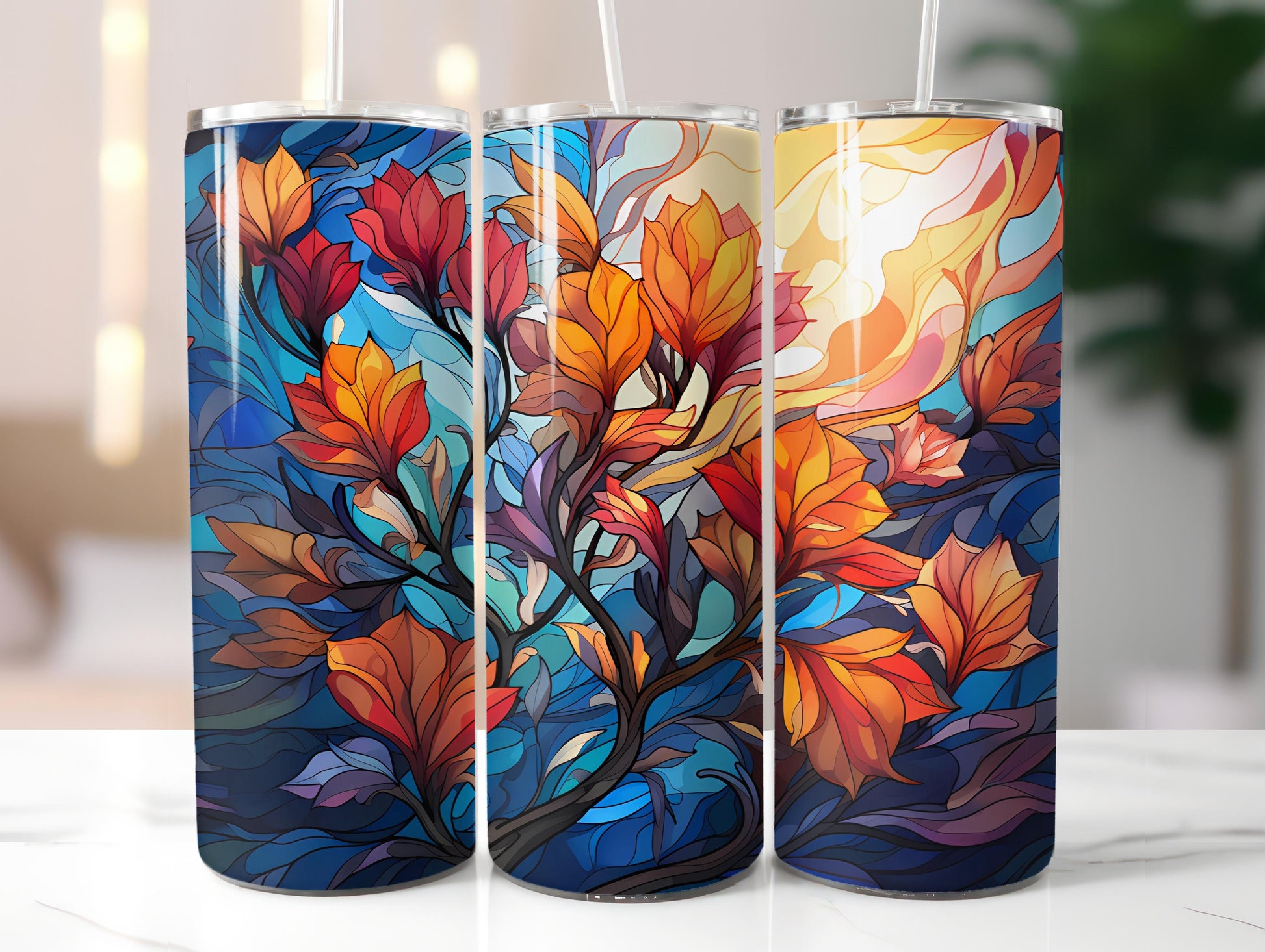 Geometric Spring 2 Tumbler Wrap - CraftNest
