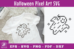 Ghost Pixel Art Clipart Bundle - CraftNest - Digital Crafting and Art