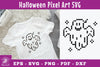 Ghost Pixel Art Clipart Bundle