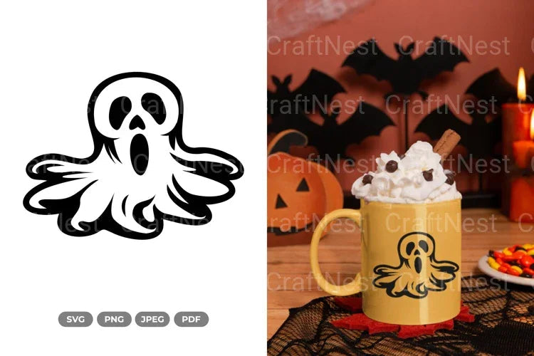 Ghost Halloween SVG Bundle - CraftNest - Digital Crafting and Art