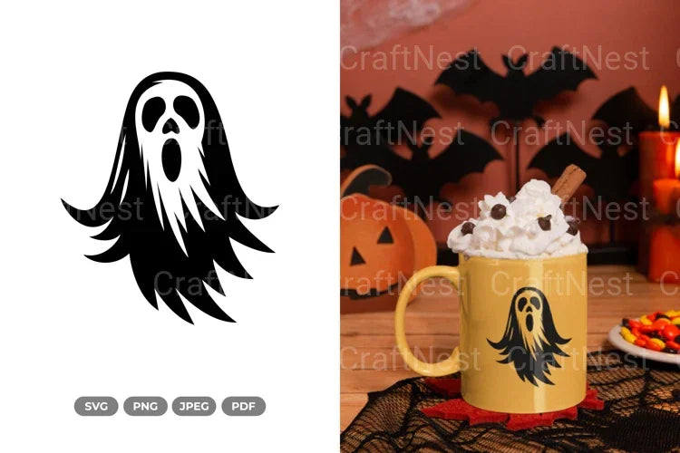 Ghost Halloween SVG Bundle - CraftNest - Digital Crafting and Art