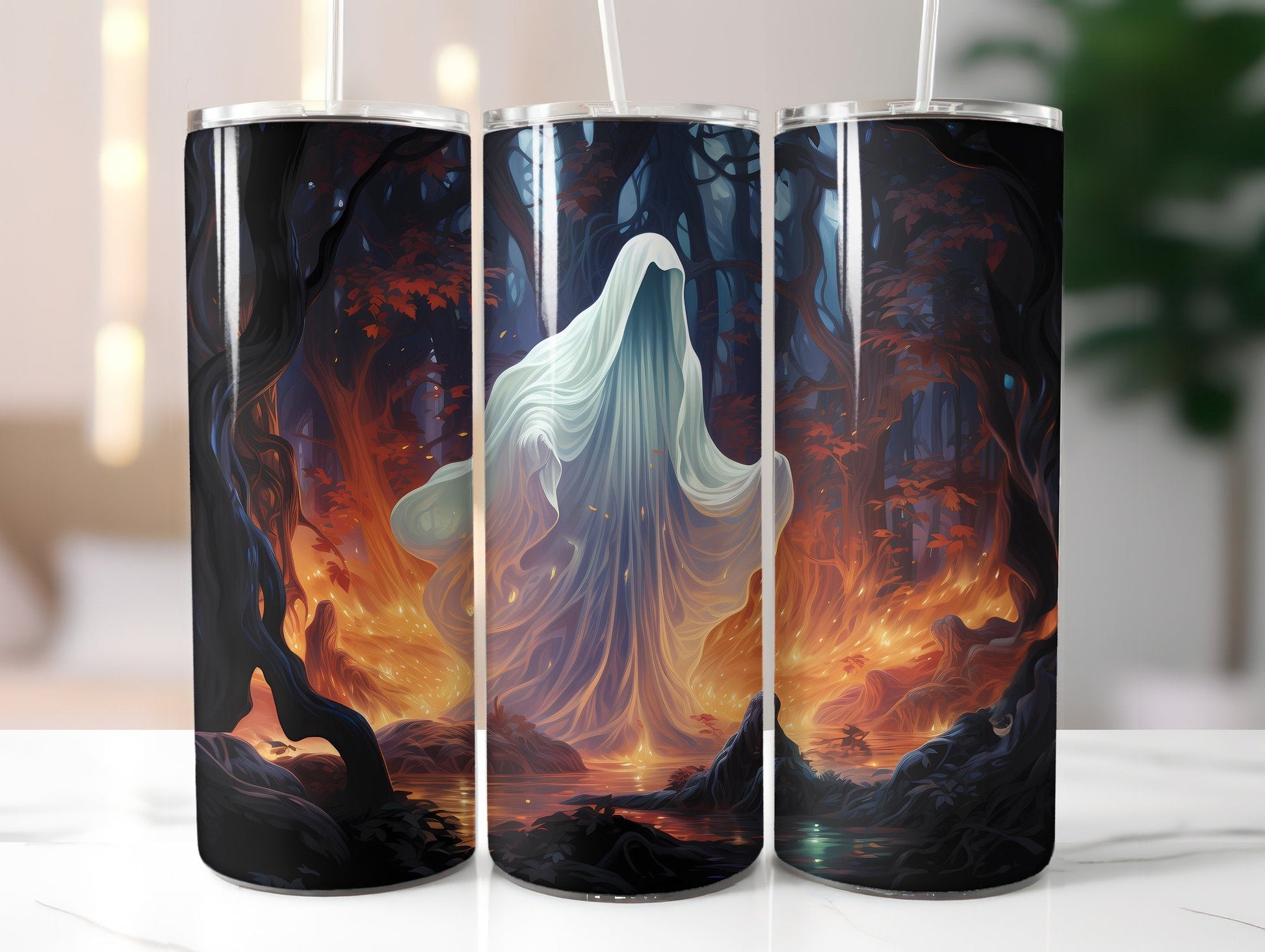 Ghosts Tumbler Wrap - CraftNest