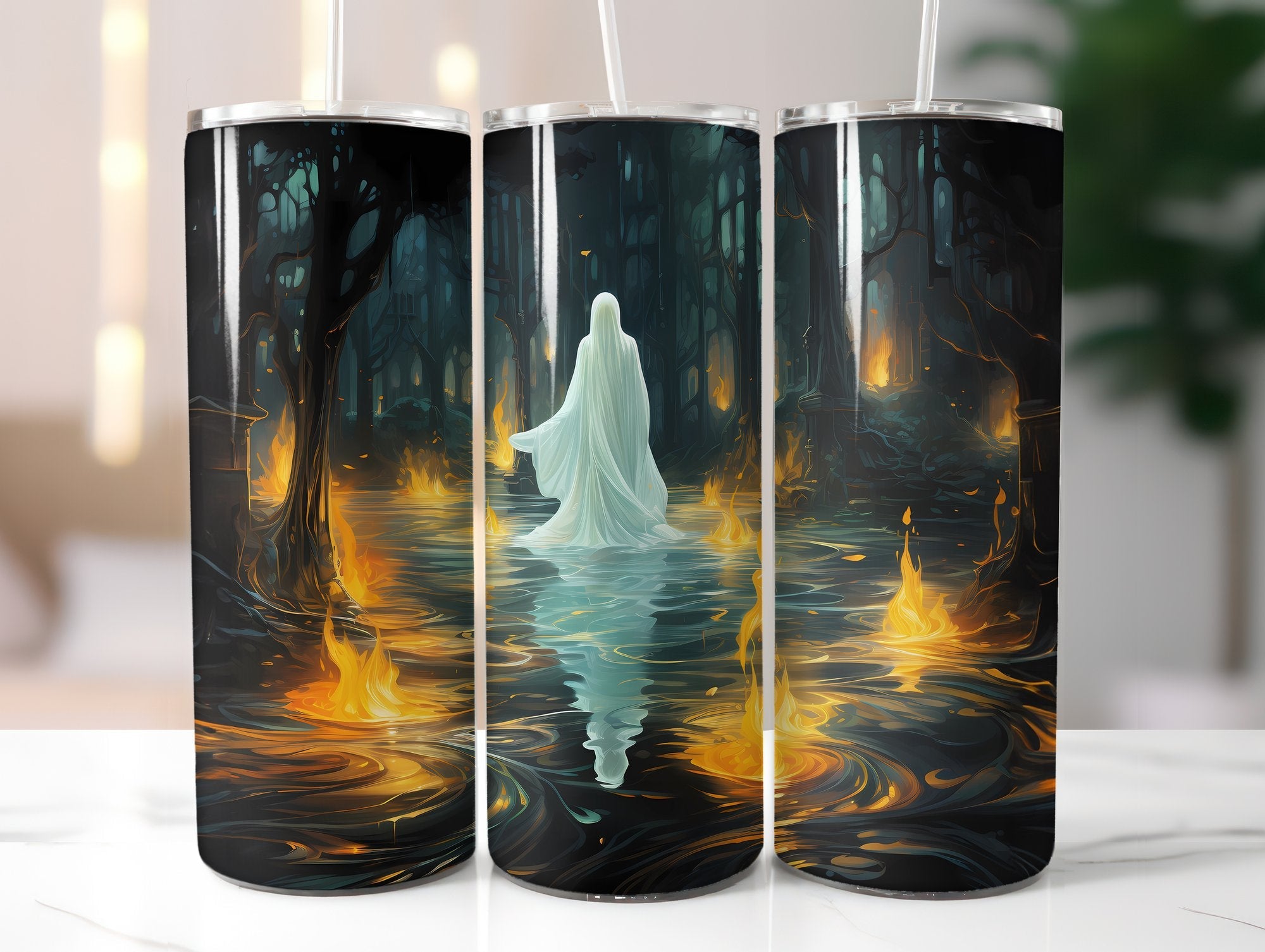 Ghosts Tumbler Wrap - CraftNest