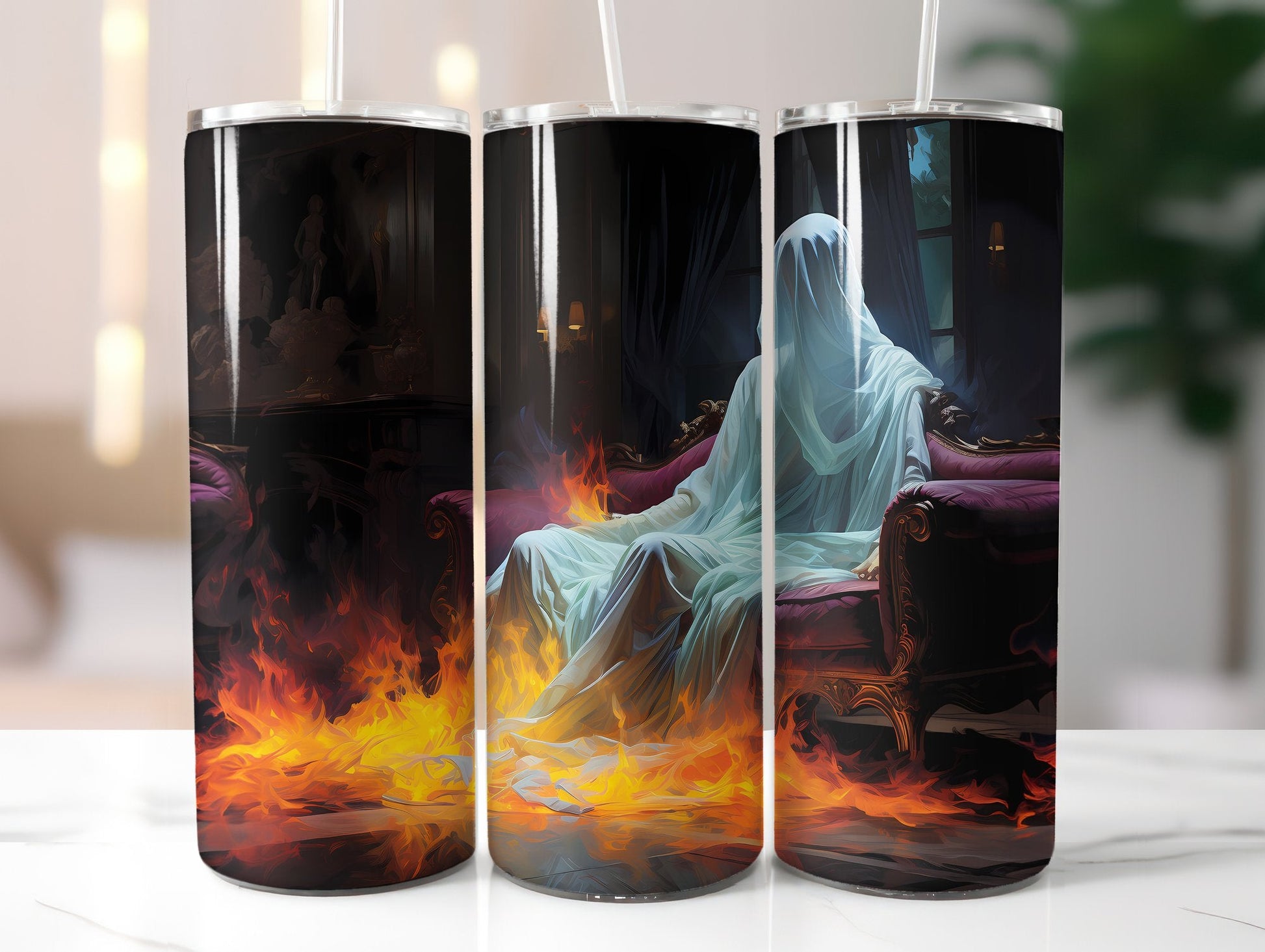 Ghosts Tumbler Wrap - CraftNest
