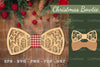 Gift Box Laser Cut Bowtie Clipart Bundle