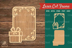 Gift Box Laser Cut Frame Clipart Bundle - CraftNest - Digital Crafting and Art