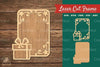 Gift Box Laser Cut Frame Clipart Bundle
