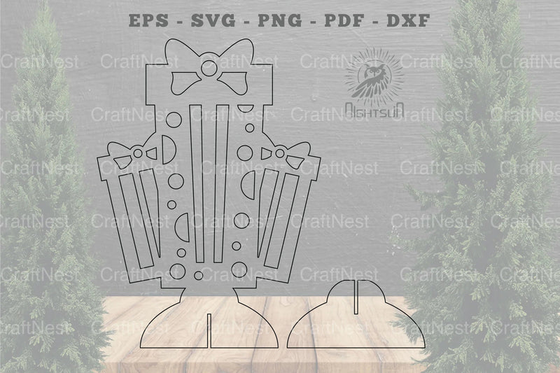 Gift Box Laser Cut Home Decor SVG Bundle - CraftNest - Digital Crafting and Art
