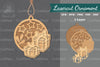 Gift Box Laser Cut Ornament Clipart Bundle