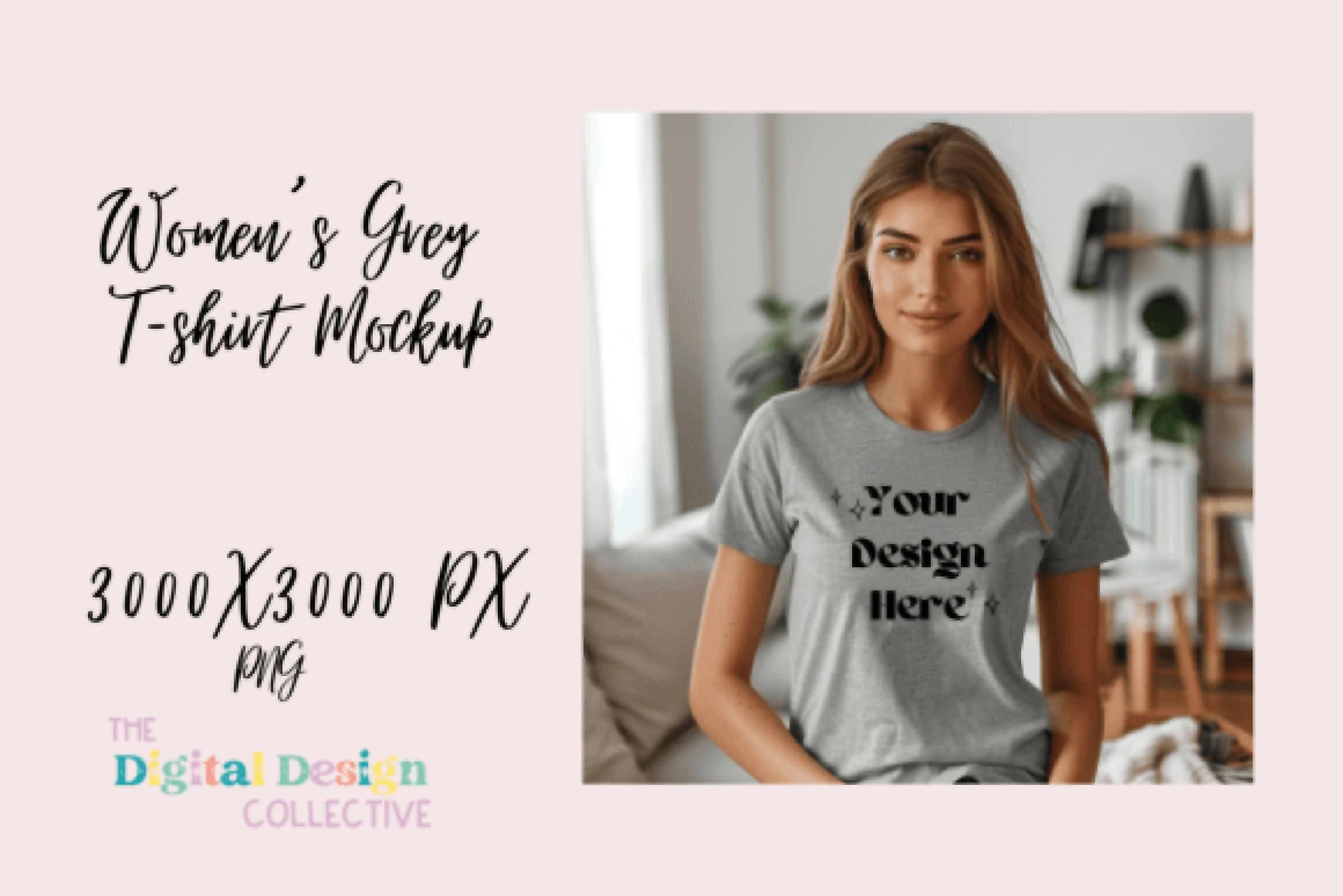 Women's Gildan Sport Grey Mockup - CraftNest - Digital Crafting and Art