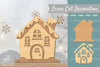 Gingerbread House 3D Lasercut Decoration SVG Bundle