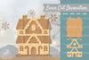 Gingerbread House 3D Lasercut Decoration Clipart Bundle