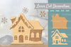 Gingerbread House 3D Lasercut Decoration Clipart Bundle