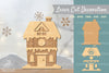 Gingerbread House 3D Lasercut Decoration Clipart Bundle