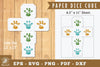 Giraffe Paper Dice Cube Printable Clipart Bundle