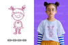 Girl Doodle Clipart Bundle