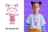 Girl Doodle Clipart Bundle