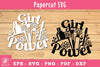 Girl Power Floral Makeup Papercut SVG Bundle