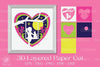 Girl and Cat 3D Layered Papercut Clipart Bundle