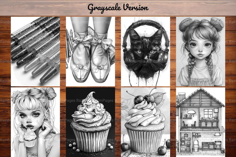 Girls Back To School Coloring Books - CraftNest - Digital Crafting and Art