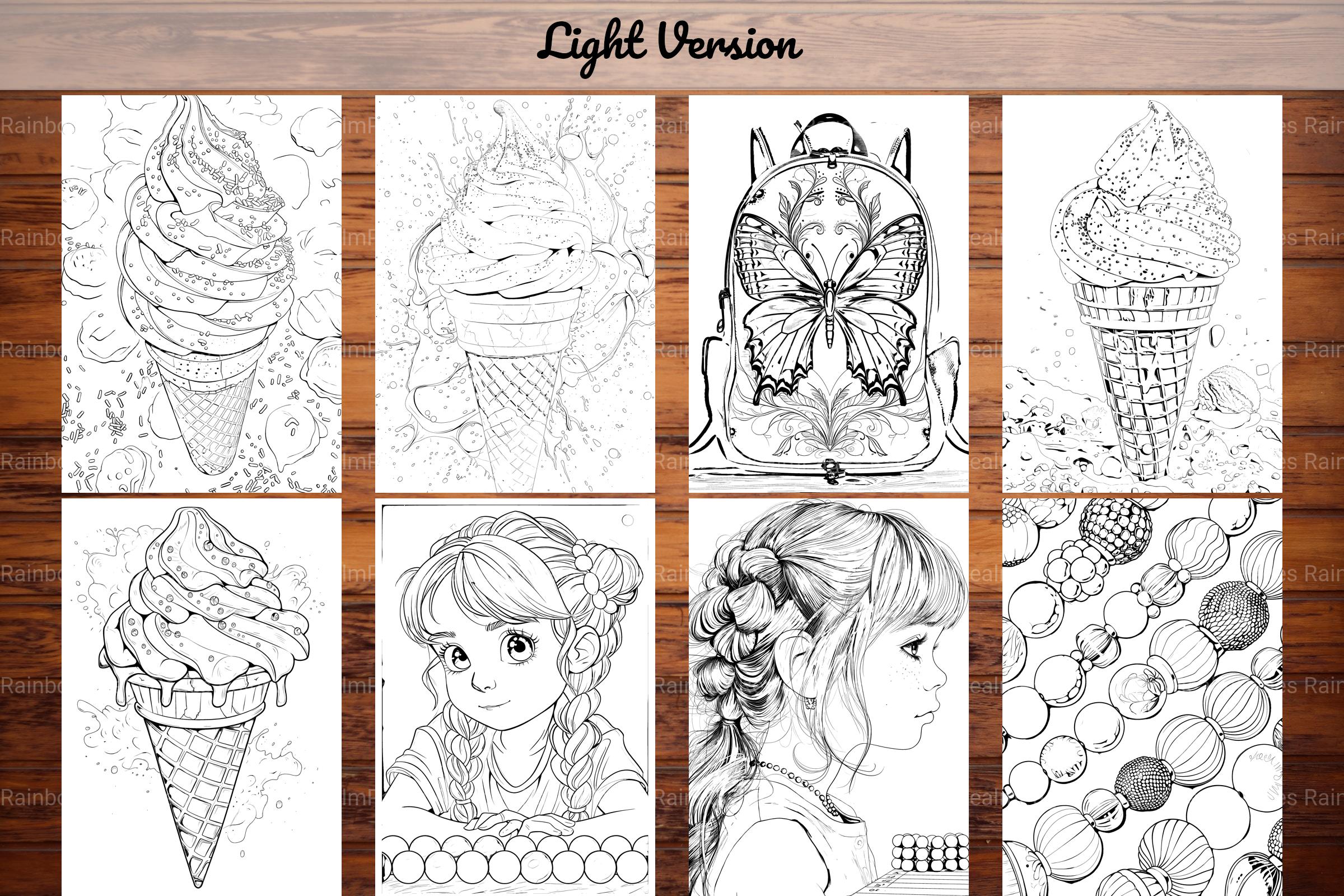 Girls Back To School Coloring Books - CraftNest - Digital Crafting and Art