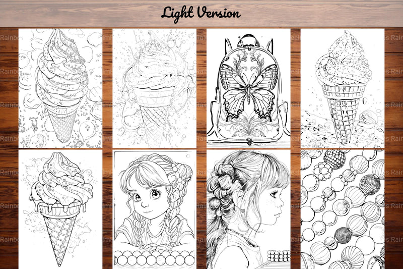 Girls Back To School Coloring Books - CraftNest - Digital Crafting and Art