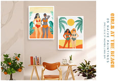 Girls at the Beach - Women - CraftNest - Digital Crafting and Art