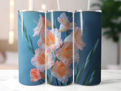 Gladiolus Flowers Tumbler Wrap - CraftNest - Digital Crafting and Art