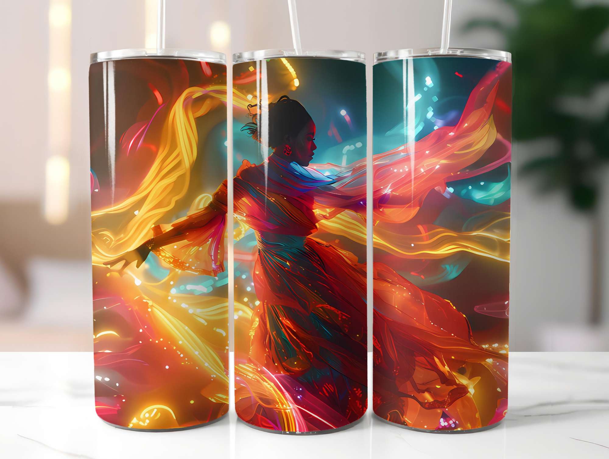 Glam Summer 4 Tumbler Wrap - CraftNest - Digital Crafting and Art