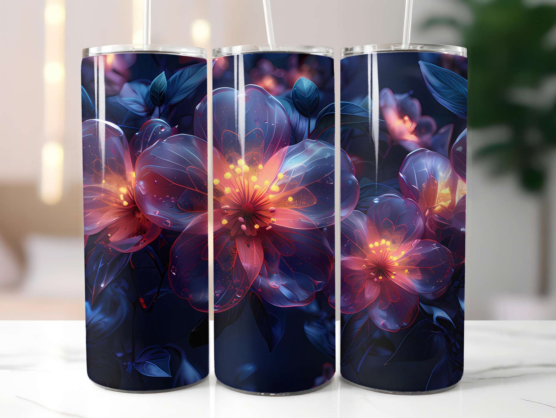 Glam Summer 4 Tumbler Wrap - CraftNest - Digital Crafting and Art