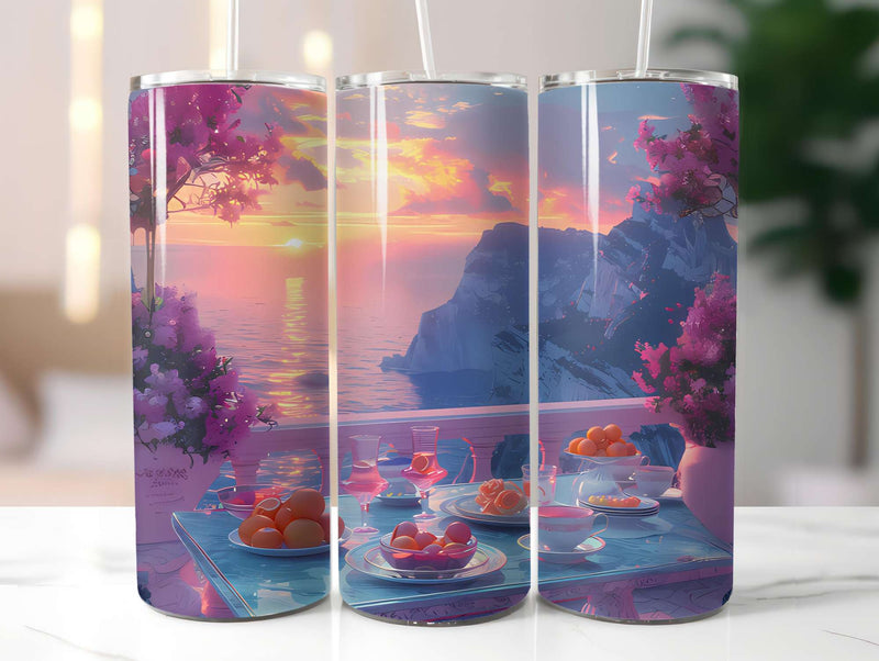 Glam Summer 4 Tumbler Wrap - CraftNest - Digital Crafting and Art