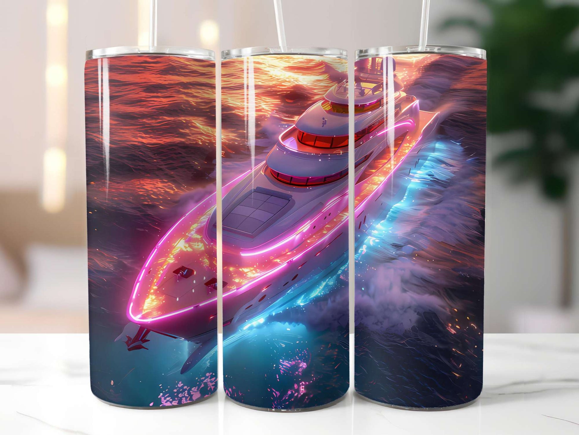 Glam Summer 4 Tumbler Wrap - CraftNest - Digital Crafting and Art