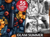 Glam Summer Coloring Books