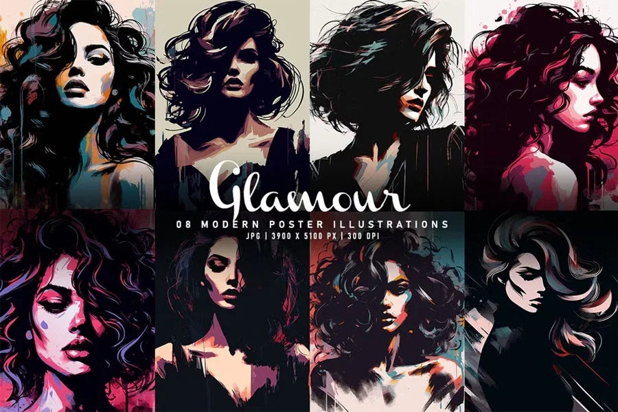 Glamour - Women - CraftNest - Digital Crafting and Art