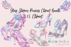 Glass Slippers Princess Clipart Bundle - CraftNest - Digital Crafting and Art