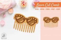 Laser Cut Glasses Comb SVG Bundle - CraftNest - Digital Crafting and Art