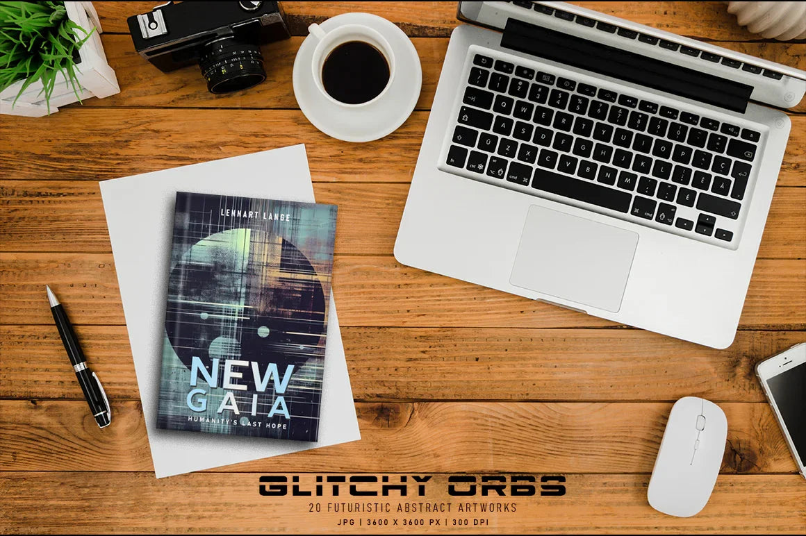 Glitchy Orbs - Wall Art - CraftNest - Digital Crafting and Art