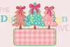 Glitter Coquette Christmas Tree Clipart Bundle