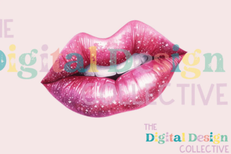 Glitter Lips Clipart Bundle - CraftNest - Digital Crafting and Art