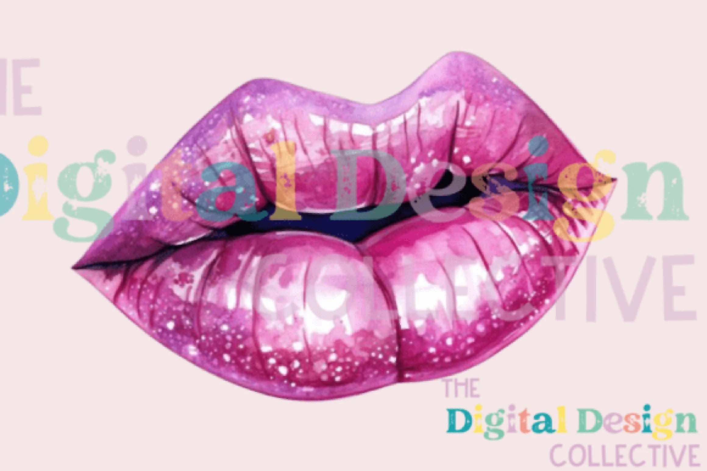 Glitter Lips Clipart Bundle - CraftNest - Digital Crafting and Art
