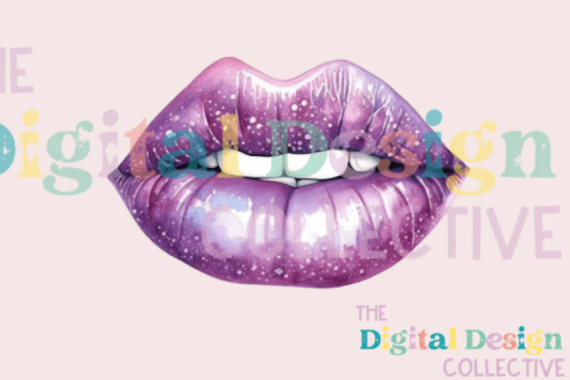 Glitter Lips Clipart Bundle - CraftNest - Digital Crafting and Art