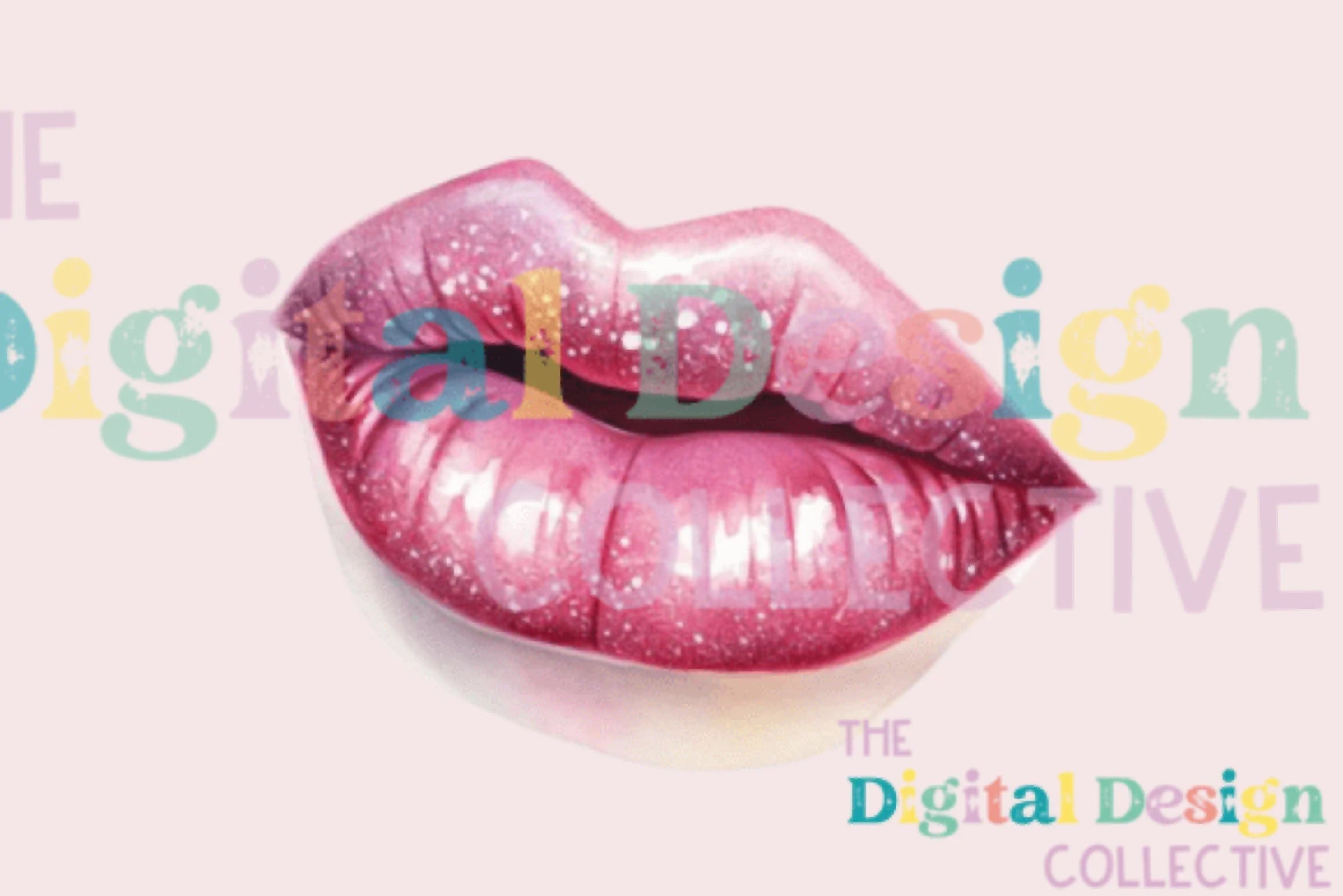 Glitter Lips Clipart Bundle - CraftNest - Digital Crafting and Art