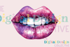 Glitter Lips Clipart Bundle