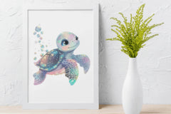 Glitter Ocean Turtle Clipart Bundle - CraftNest - Digital Crafting and Art